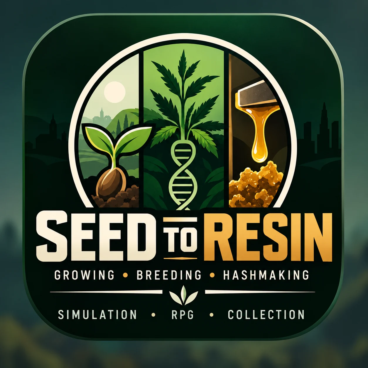 Logo Seed to Resin